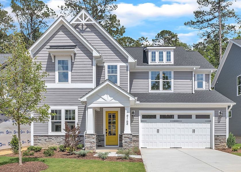 Front exterior of a home in the Kennebec Crossing community, located in Angier, NC (Image 48). Front exterior of a home in the Kennebec Crossing community, located in Angier, NC (Image 48).