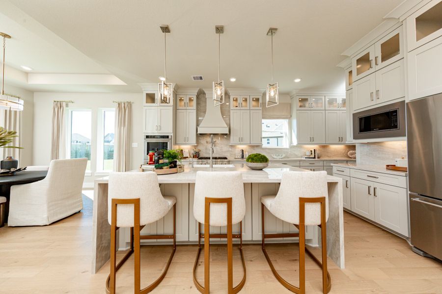 Furnished interior in a model home at Legacy: Hilltop Collection in League City (Image 4).