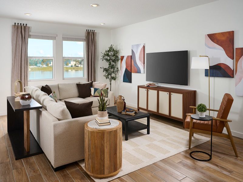 Furnished interior in a model home at Cypress Meadows - Signature Series in Jacksonville (Image 17). Furnished interior in a model home at Cypress Meadows - Signature Series in Jacksonville (Image 17).