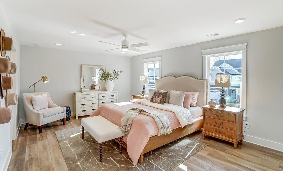 Furnished interior in a model home at Lauren Park in Lexington (Image 9).