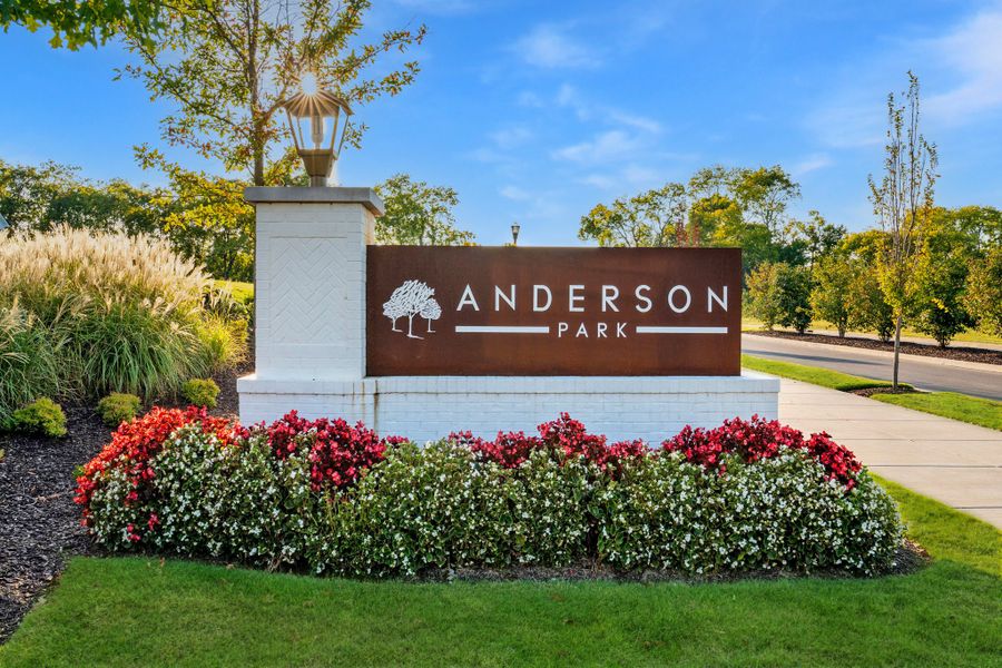 Entrance to the Anderson Park community in Hendersonville, TN, featuring signage and landscaping (Image 2).