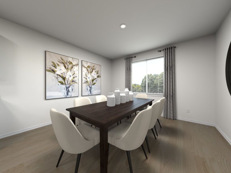 Furnished interior in a model home at Mount Plymouth Greens in Sorrento (Image 12).