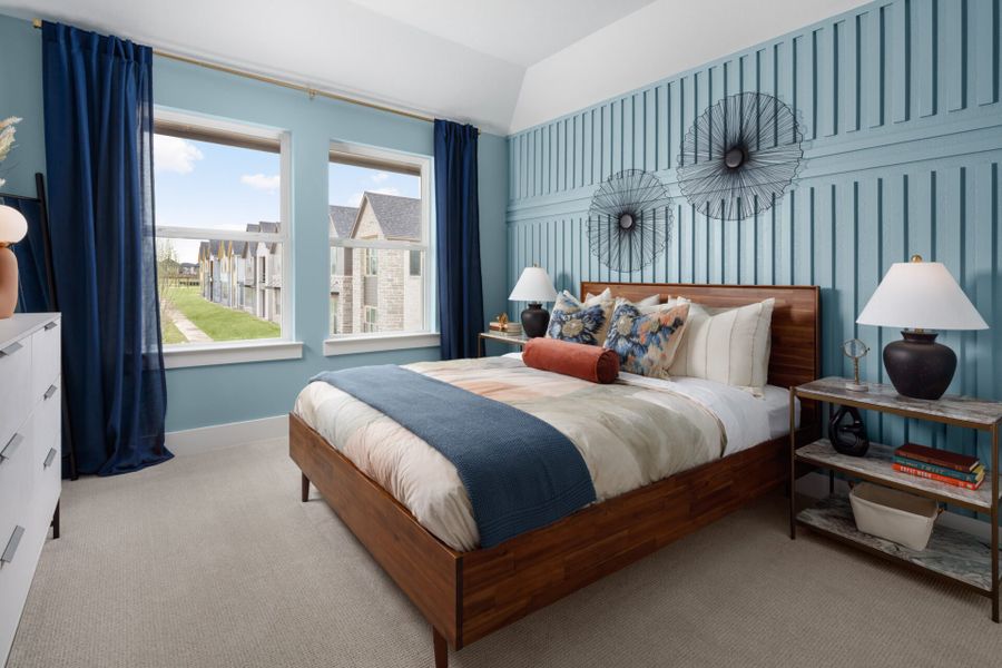 Furnished interior in a model home at Chelsea Commons in Allen (Image 6). Furnished interior in a model home at Chelsea Commons in Allen (Image 6).