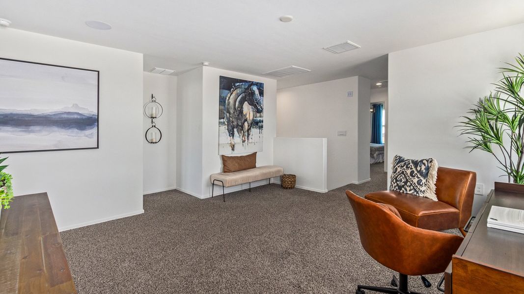 Furnished interior in a model home at Hanson Ridge in Vail (Image 27).