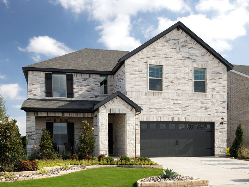 Front exterior of a home in the Parks at Foster Crossing - Signature Series community, located in Anna, TX (Image 1). Front exterior of a home in the Parks at Foster Crossing - Signature Series community, located in Anna, TX (Image 1).