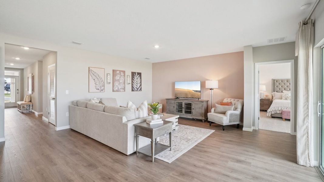 Furnished interior in a model home at Summit View in Dade City (Image 15).