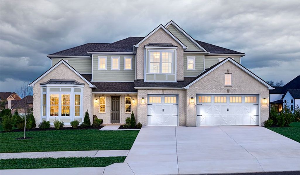 Front exterior of a home in the August Park community, located in Spring Hill, TN (Image 4).