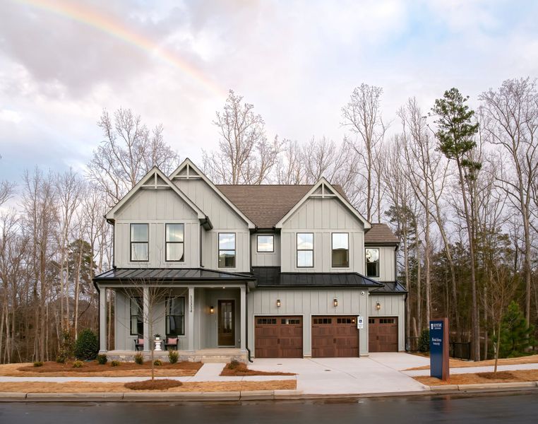 Front exterior of a home in the Mayes Hall community, located in Davidson, NC (Image 23).