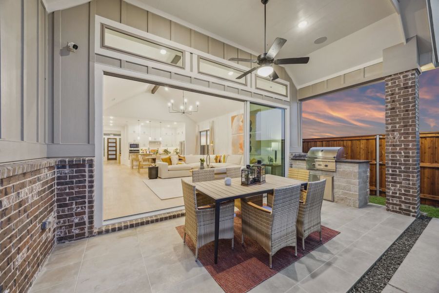 Furnished interior in a model home at Talia in Mesquite (Image 10).