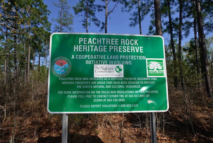 SC Gilbert Peachtree Rock Park Park Entrance SC Gilbert Peachtree Rock Park Park Entrance