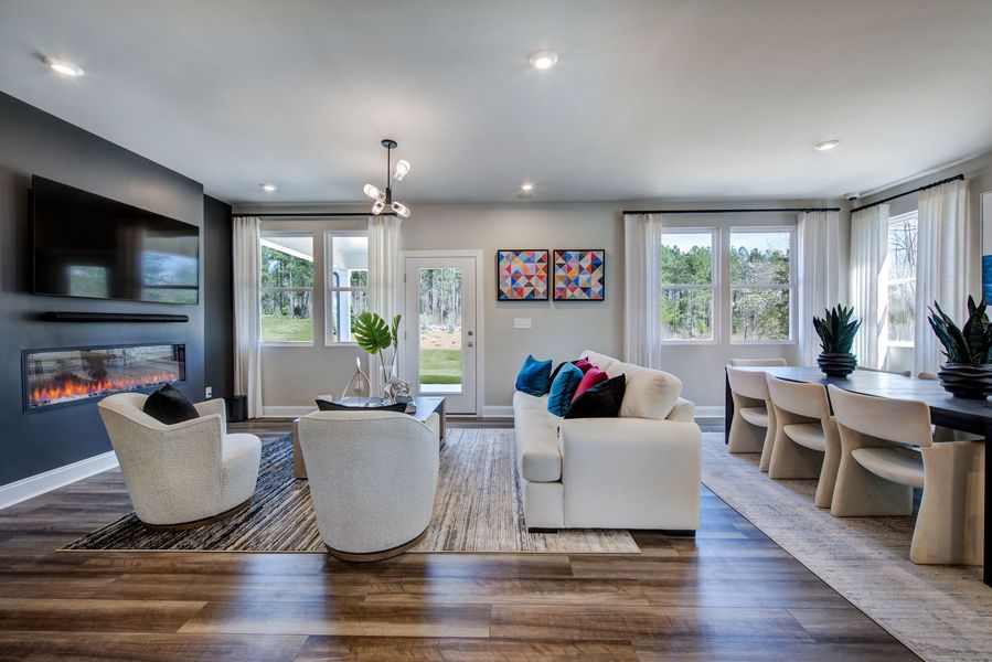 Welcoming family rooms that offer plenty of space to relax or enjoy time together