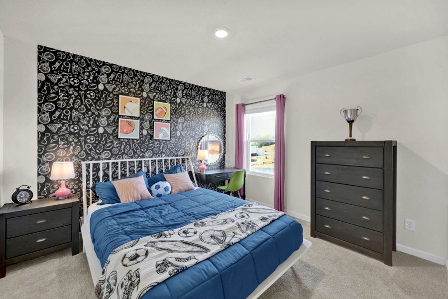 Furnished interior in a model home at Crescent Ridge in Niota (Image 14).