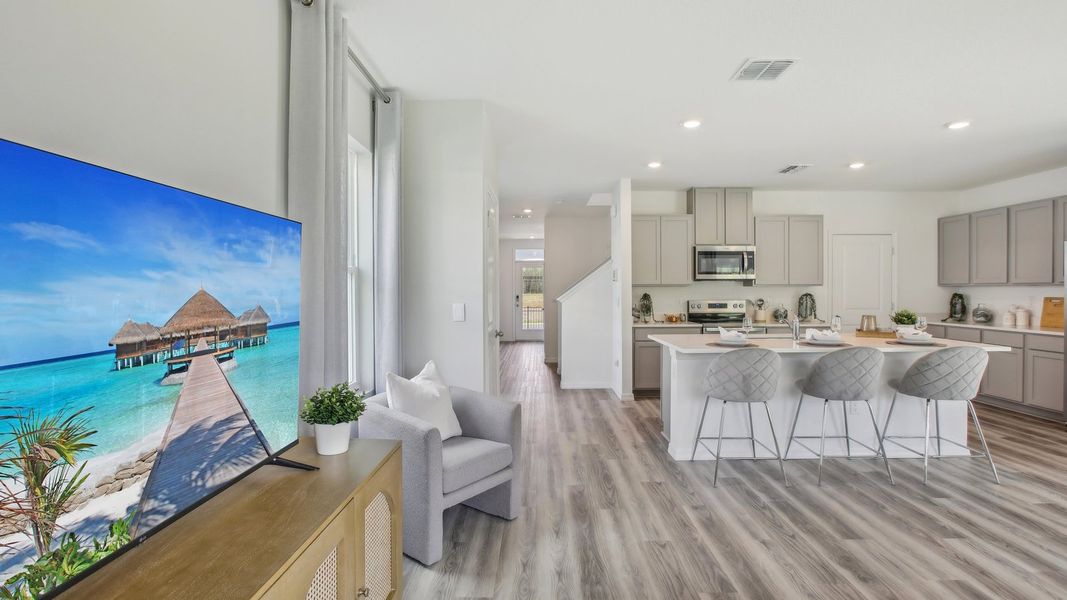 Furnished interior in a model home at Berry Bay in Wimauma (Image 8).