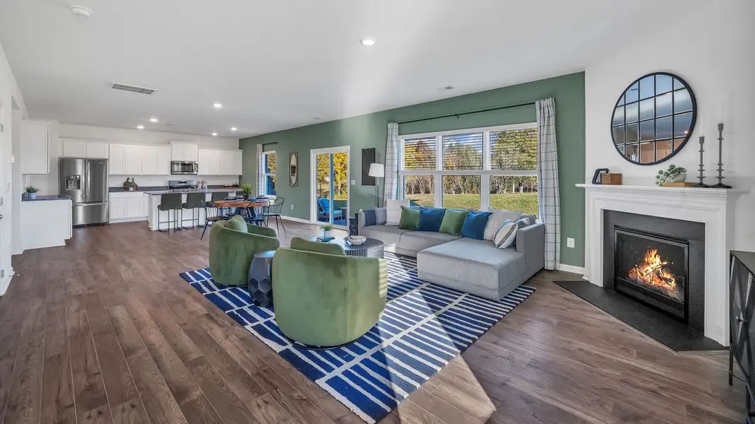 Furnished interior in a model home at Catlett Cove in Knoxville (Image 14). Furnished interior in a model home at Catlett Cove in Knoxville (Image 14).