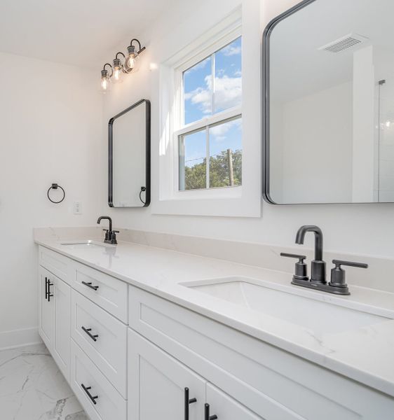 Furnished interior in a model home at Cedars at Camp Greene in Charlotte (Image 8).