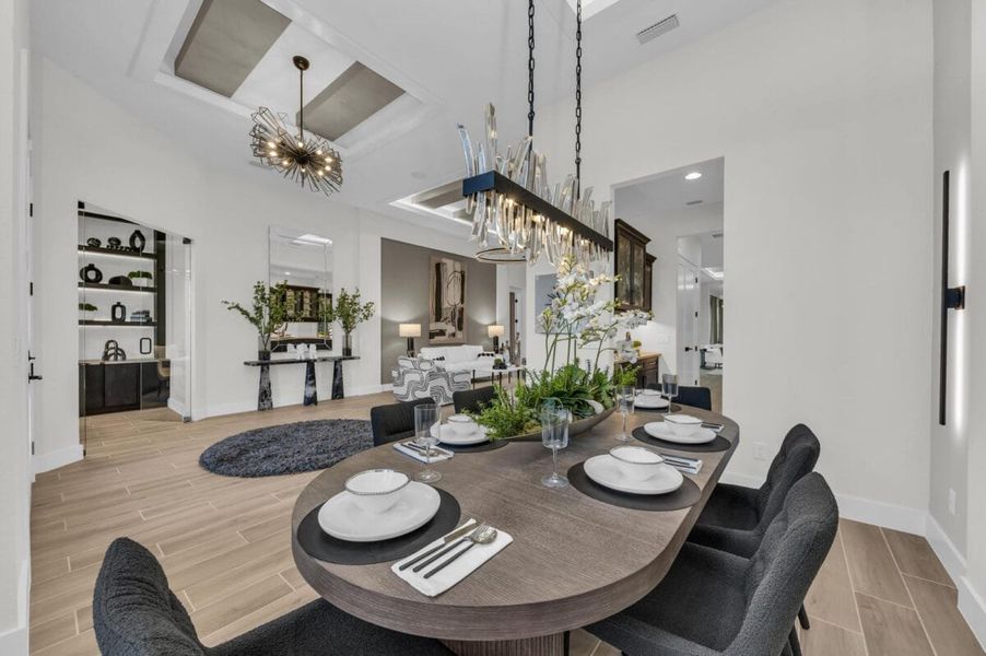 Furnished interior in a model home at Artisan at Watercolor Place in Bradenton (Image 156).