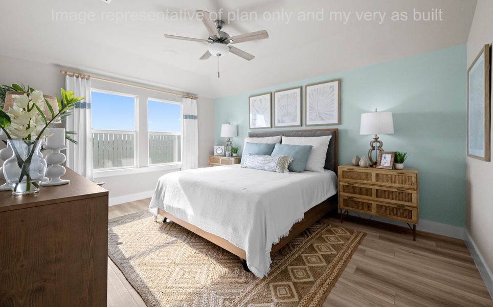 Furnished interior in a model home at The Islands of Rockport in Rockport (Image 28).