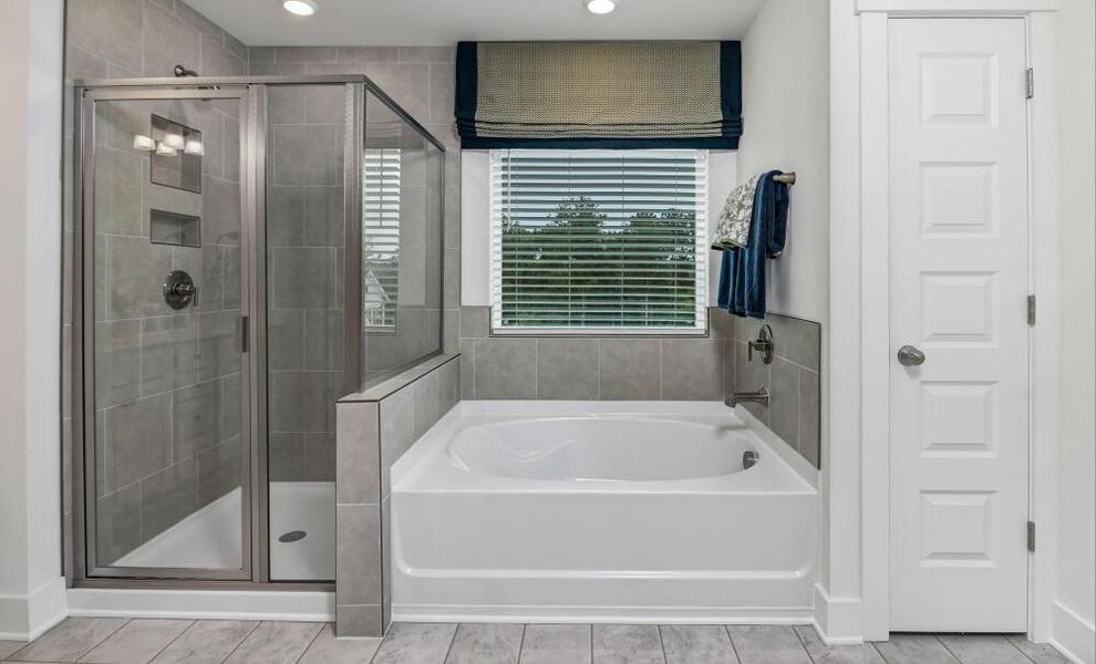 Furnished interior in a model home at Ferry Grove in Lexington (Image 19).