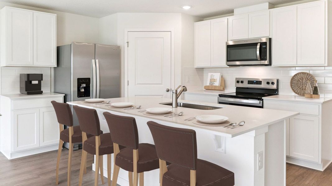 Furnished interior in a model home at Gardenside at Ormond Station in Ormond Beach (Image 22).