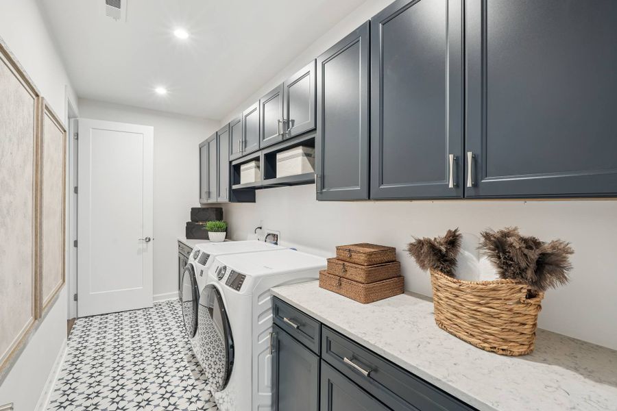 Furnished interior in a model home at The Meadows Collection at Serenity in Fuquay Varina (Image 21).