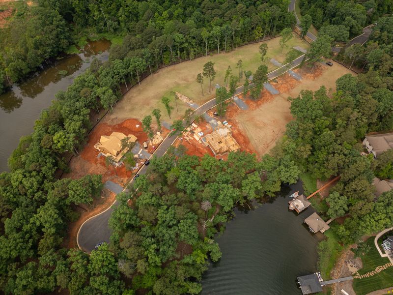Homes under construction in the Edgewater on Lake Tillery community in Norwood, NC (Image 38).