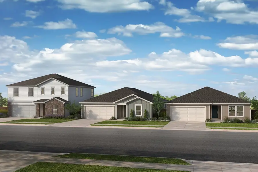 Front exterior of a home in the Brighton Preserve community, located in Hockley, TX (Image 1). Front exterior of a home in the Brighton Preserve community, located in Hockley, TX (Image 1).