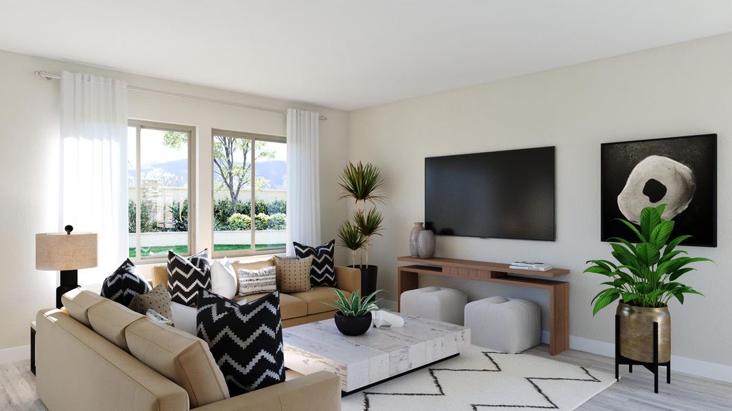 Great Room | Contena | Marketside Tercera | Verrado | New homes in Buckeye, Arizona | Landsea Homes Great Room | Contena | Marketside Tercera | Verrado | New homes in Buckeye, Arizona | Landsea Homes