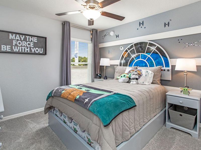 Secondary bedrooms provide space for everyone in your household - Raychel model home in Palmetto, FL