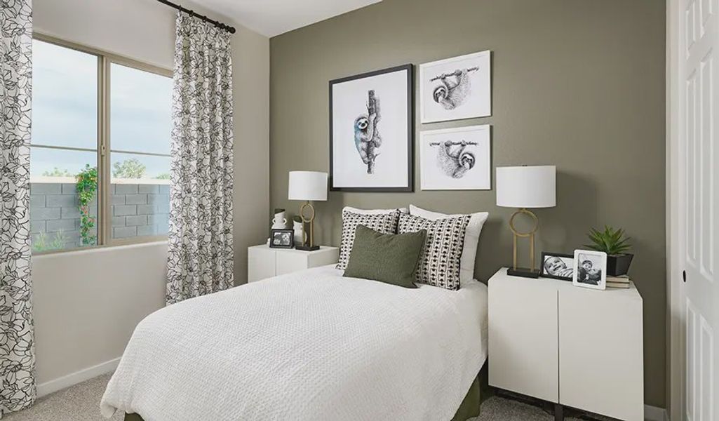 Furnished interior in a model home at Portfolio at Lucero in Goodyear (Image 9).