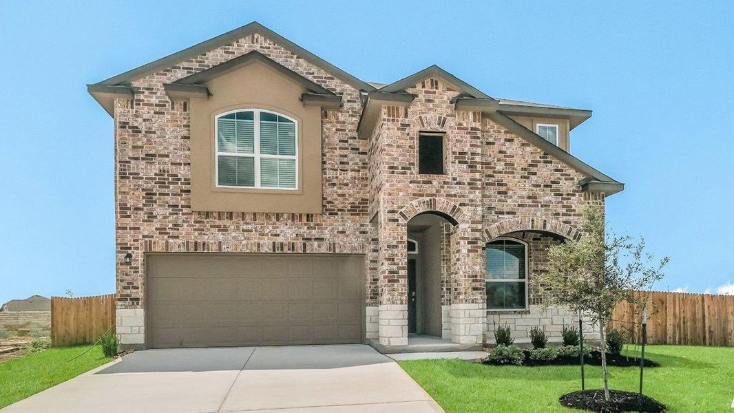 Front exterior of a home in the The Birch at Spencer Ranch community, located in Boerne, TX (Image 1). Front exterior of a home in the The Birch at Spencer Ranch community, located in Boerne, TX (Image 1).