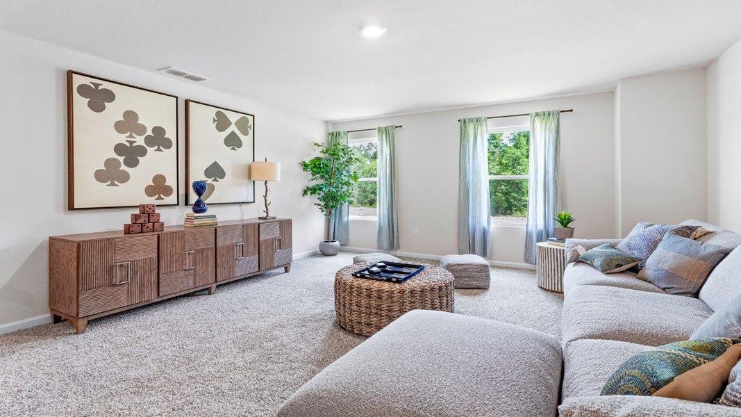 Furnished interior in a model home at Greystone in Crawfordville (Image 9).