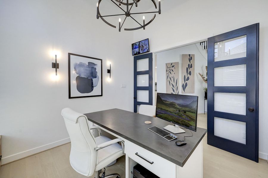 Furnished interior in a model home at Legacy - 60' in League City (Image 5). Furnished interior in a model home at Legacy - 60' in League City (Image 5).