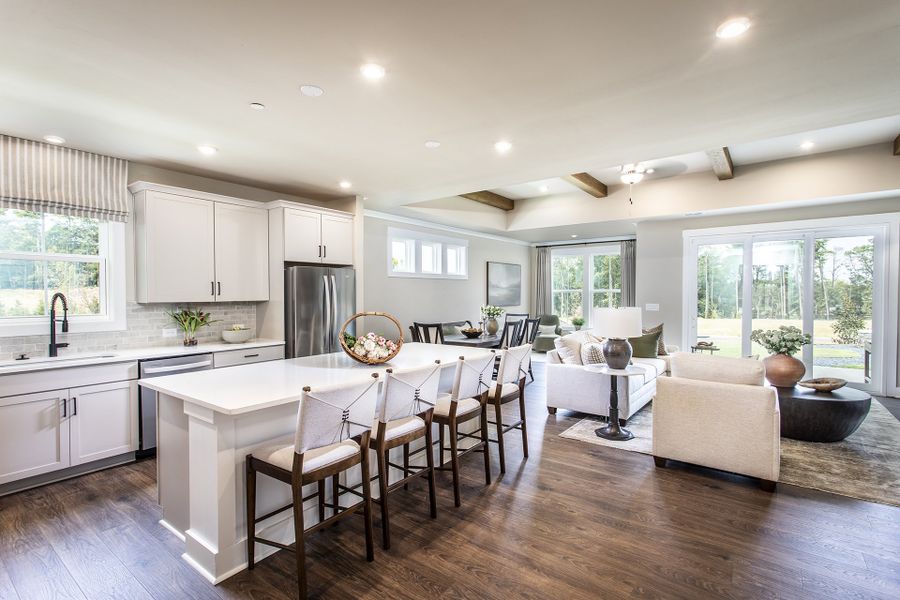 Furnished interior in a model home at Gatherings® at GreenHouse in Marietta (Image 6).