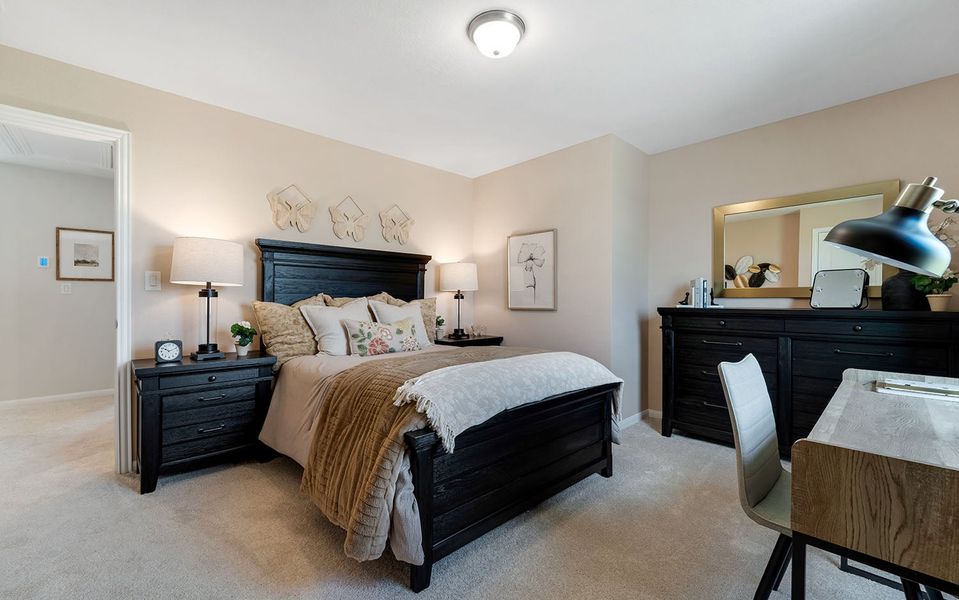 Furnished interior in a model home at The Canopies in Splendora (Image 28). Furnished interior in a model home at The Canopies in Splendora (Image 28).