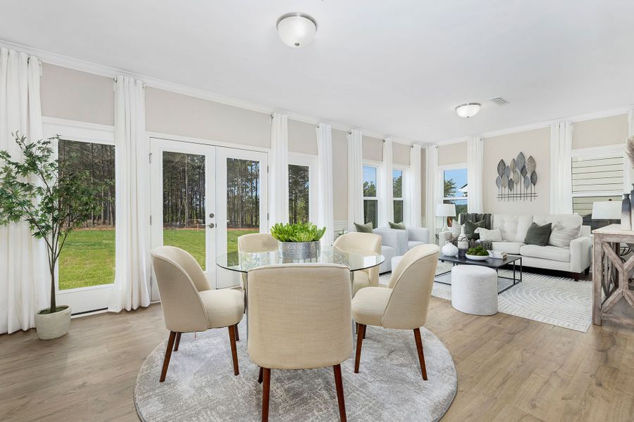 Furnished interior in a model home at Edgewater - The Greens in Lancaster (Image 9).