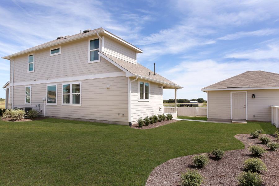 Exterior details of a home in Casetta Ranch, Kyle (Image 34).