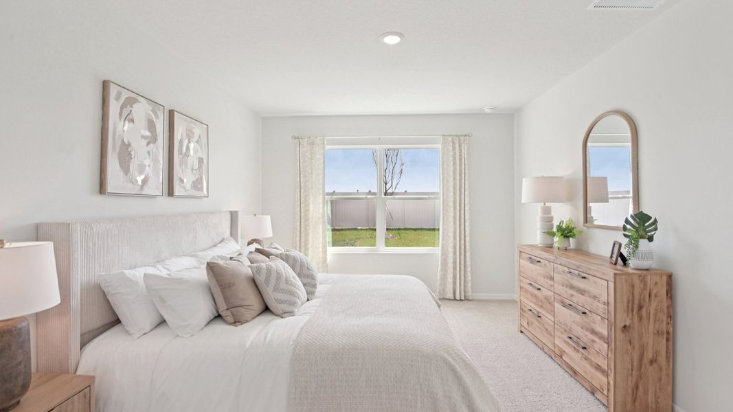 Furnished interior in a model home at Abbott Park in Zephyrhills (Image 37). Furnished interior in a model home at Abbott Park in Zephyrhills (Image 37).
