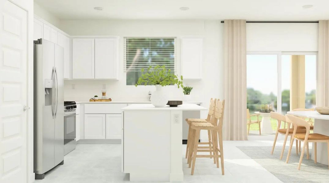 Furnished interior in a model home at Bella Vista Farms: Gateway IV in San Tan Valley (Image 7).