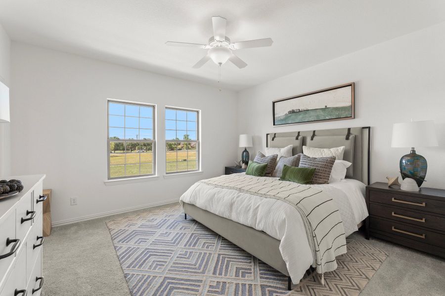 Furnished interior in a model home at Parkside in Mansfield (Image 13). Furnished interior in a model home at Parkside in Mansfield (Image 13).