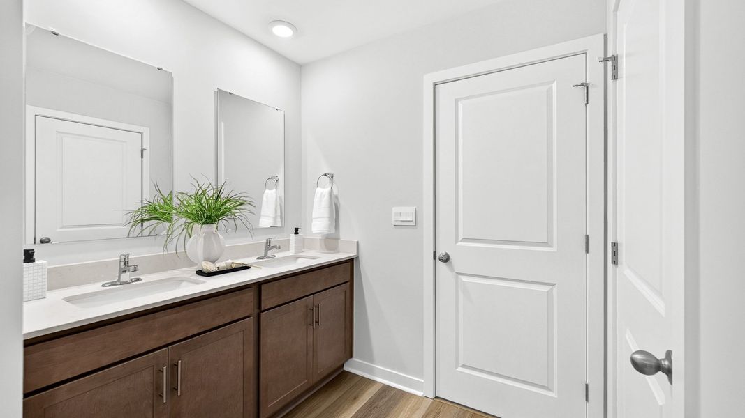 Furnished interior in a model home at Logan Farms in Mooresville (Image 26).