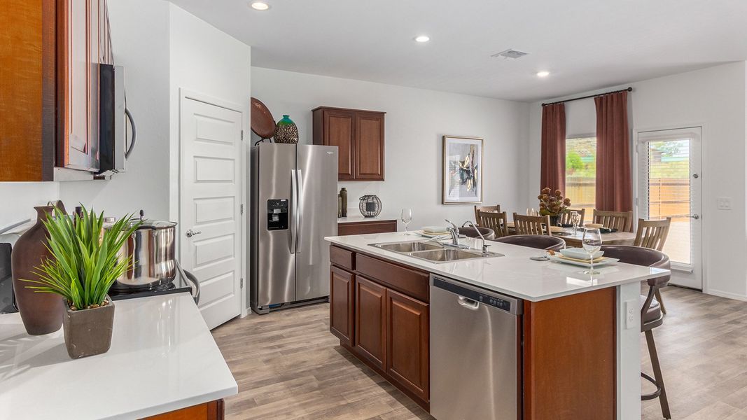Furnished interior in a model home at Roadrunner Estates in Tucson (Image 20).