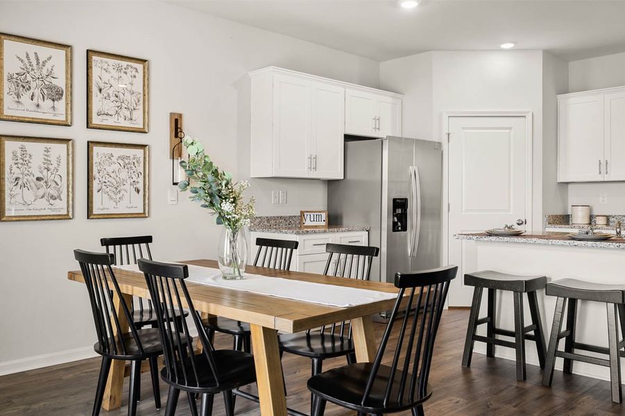 Furnished interior in a model home at Chukker Creek Landing in Aiken (Image 14). Furnished interior in a model home at Chukker Creek Landing in Aiken (Image 14).