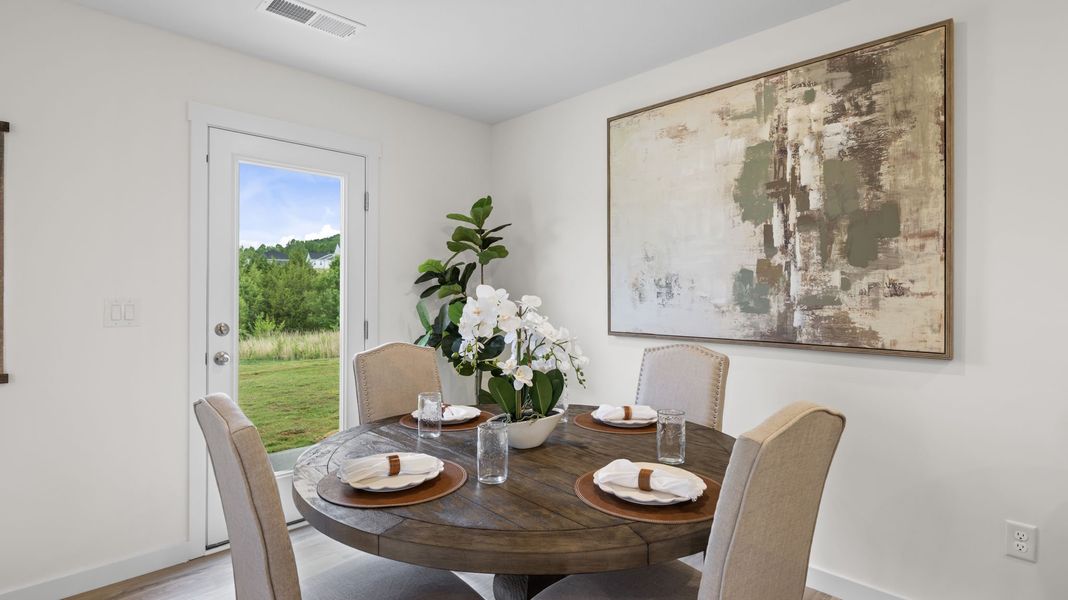 Furnished interior in a model home at Owensby Farms Townhomes in Dayton (Image 18).