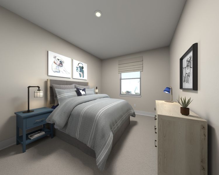 Furnished interior in a model home at Northwoods at Mirror Lake in Villa Rica (Image 8).