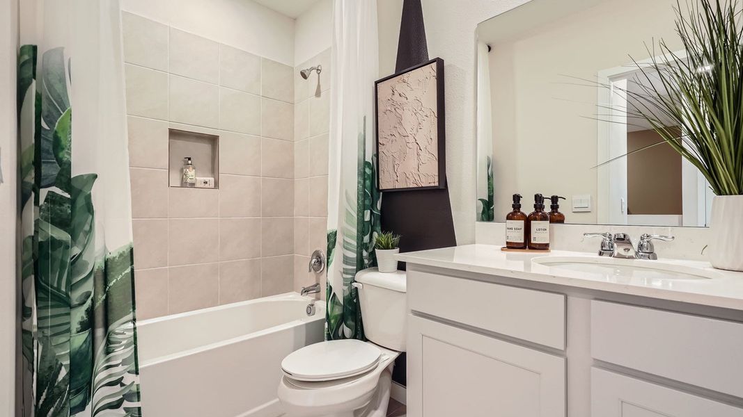 Furnished interior in a model home at Ashwood Cove in Lake Worth (Image 20).