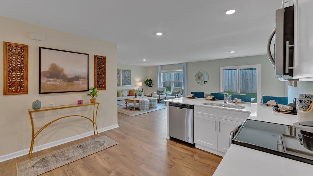 Furnished interior in a model home at Johnson Farms in Greeneville (Image 8).