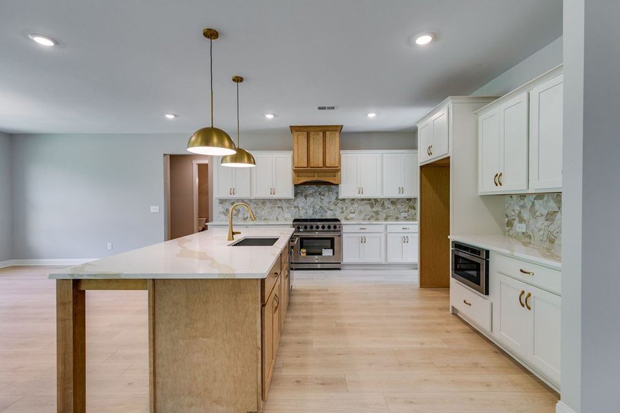 Furnished interior in a model home at Harmon Springs in Carrollton (Image 7).