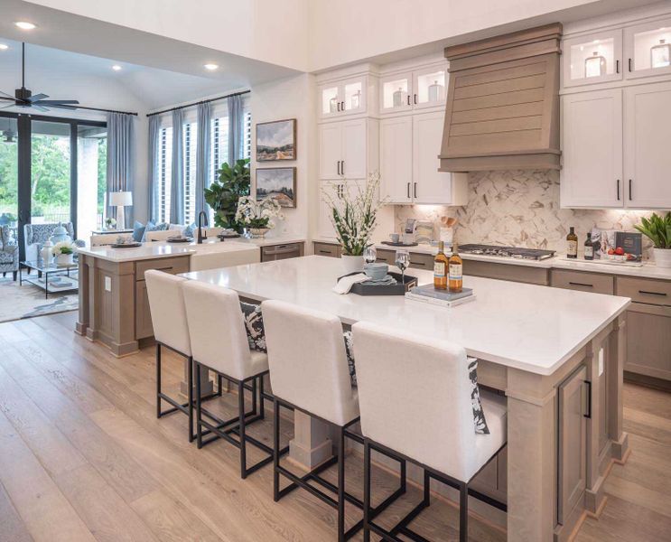 Furnished interior in a model home at Fulbrook on Fulshear Creek: 60ft. lots in Fulshear (Image 21).