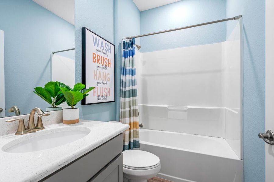Furnished interior in a model home at Port Charlotte in Port Charlotte (Image 35).