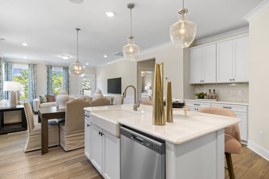 Furnished interior in a model home at Harbor Crossing in Greensboro (Image 4). Furnished interior in a model home at Harbor Crossing in Greensboro (Image 4).